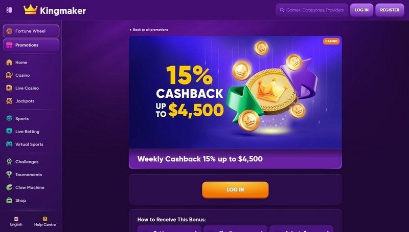 Un nuovo volto per i bonus online, casino kingmaker
